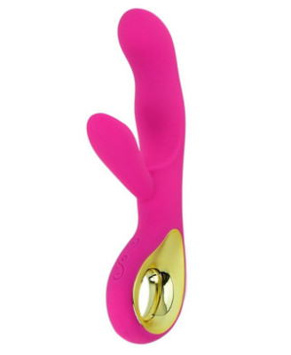 Vibromasseur rabbit USB rose point G 
